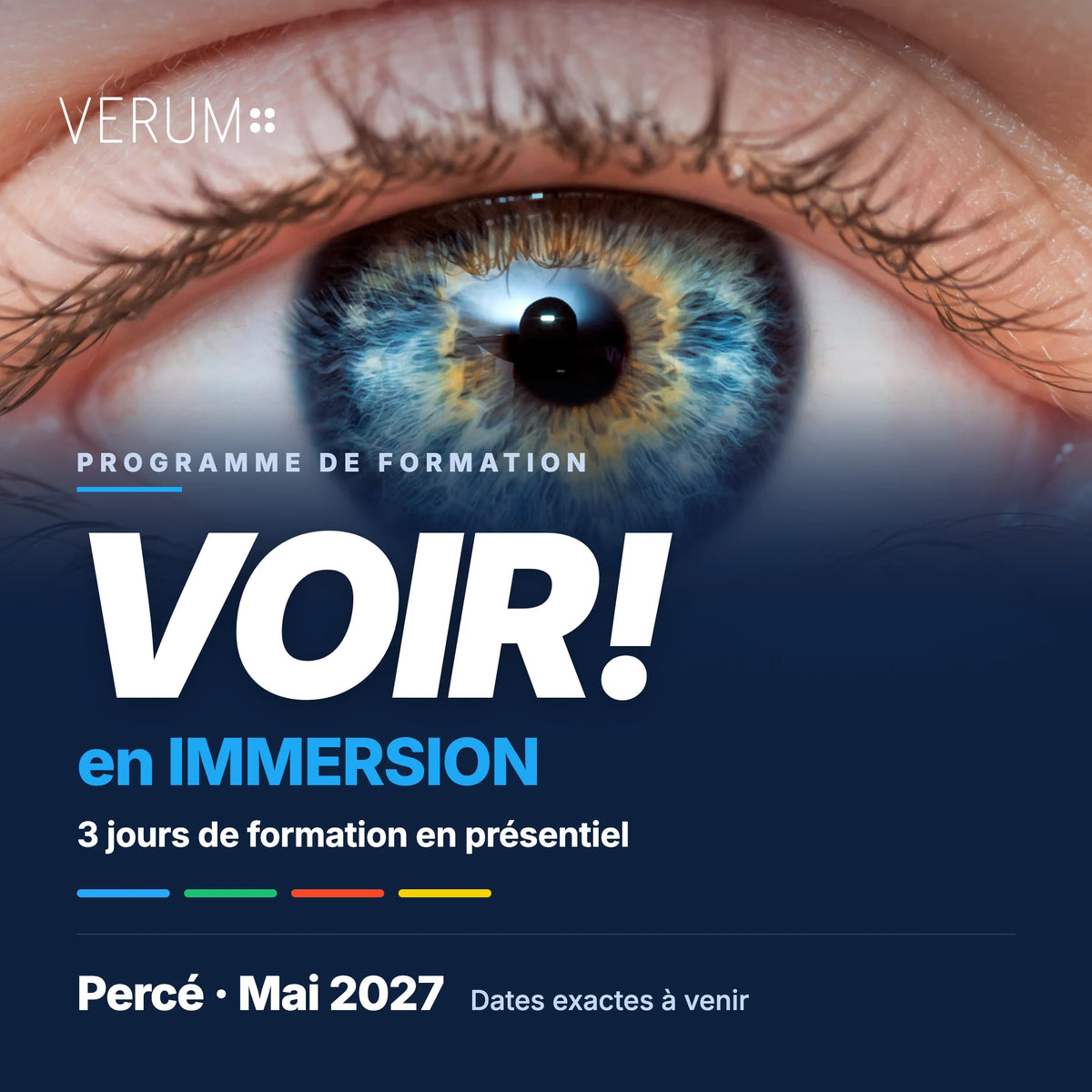 VOIR! en IMMERSION à Percé · Mai 2027 | Institut VERUM